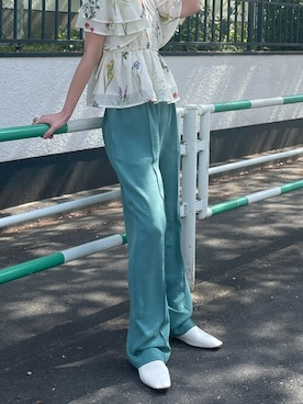 「HeRIN.CYE（ヘリンドットサイ）のアイテム」を使った、HeRIN.CYEさん（レディース・157cm）の春コーディネート