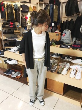 「MASTER&Co（マスターアンドコー）のアイテム（パンツ）」を使った、ささん（レディース・160cm）の秋コーディネート