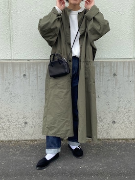 「orSlow（オアスロウ）のアイテム（ジャケット/アウター）」を使った、ささん（レディース・161cm）の冬コーディネート