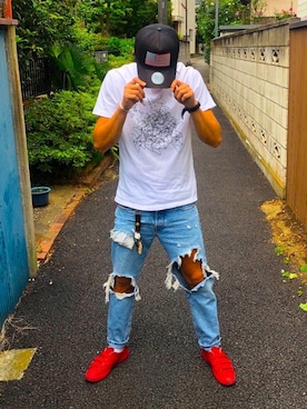 tsuyoshi kudoさん(メンズ・180cm)の夏コーディネート