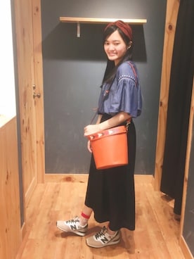 鎂嘉さん（レディース・163cm）の秋コーディネート