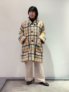 「Johnbull（ジョンブル）のアイテム（その他アウター）」を使った、hanaeさん（レディース・155cm）の秋コーディネート