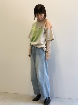 「rebear by johnbull」｜hanaeさん（レディース・155cm）の春コーディネート
