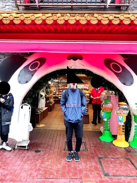 「STUSSY（ステューシー）のアイテム（ナイロンジャケット）」を使った、(sgr)uさん（メンズ・175cm）の春コーディネート