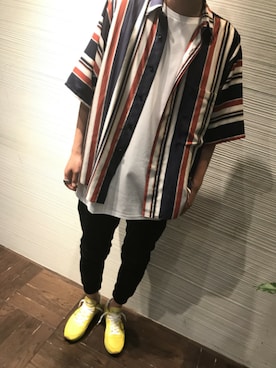 「SISE（シセ）のアイテム」を使った、minamiさん（メンズ・173cm）の夏コーディネート