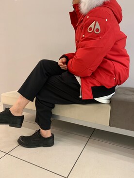 「MOOSE KNUCKLES（ムースナックルズ）のアイテム（ダウンジャケット/コート）」を使った、minamiさん（メンズ・173cm）の秋コーディネート