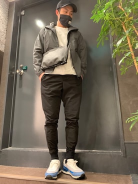 「HIDNANDER（ヒドゥナンダー）のアイテム」を使った、minamiさん（メンズ・173cm）の冬コーディネート