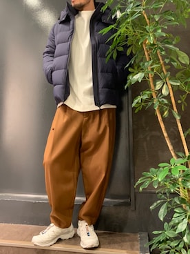 「TATRAS（タトラス）のアイテム（ダウンジャケット/コート）」を使った、minamiさん（メンズ・173cm）の冬コーディネート