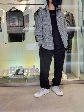「R.M GANG（アールエムギャングレベルモダニストギャング）のアイテム」を使った、minamiさん（メンズ・173cm）の春コーディネート