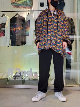 「R.M GANG（アールエムギャングレベルモダニストギャング）のアイテム」を使った、minamiさん（メンズ・173cm）の春コーディネート