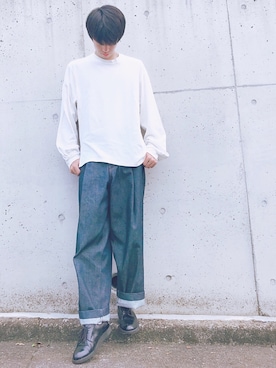 「R.M GANG（アールエムギャングレベルモダニストギャング）のアイテム」を使った、taaakaさん（メンズ・176cm）の秋コーディネート