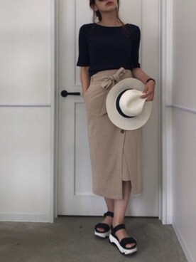 Jurinaaaさん（レディース・162cm）の夏コーディネート