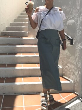 Jurinaaaさん（レディース・162cm）の夏コーディネート