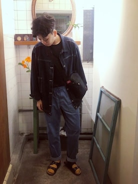 「pingtung」｜Joe Suさん（メンズ・156cm）の冬コーディネート