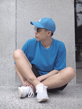 「adidas（アディダス）のアイテム（ブーツ）」を使った、Hsunさん（メンズ・180cm）の春コーディネート