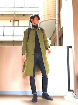 「VISARUNO（ビサルノ）のアイテム」を使った、KANTAさん（メンズ・187cm）の秋コーディネート