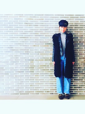 「FROMFIRST musee（フロムファーストミュゼ）のアイテム」を使った、未来子さん（レディース・155cm）の冬コーディネート