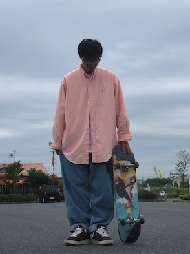 「アイテム（おもちゃ）」を使った、No.19さん（メンズ・171cm）の秋コーディネート