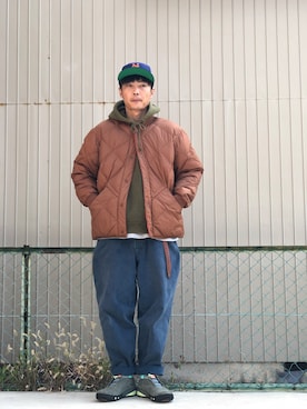 「ACG」｜「アイテム（ブルゾン）」を使った、No.19さん（メンズ・171cm）の冬コーディネート