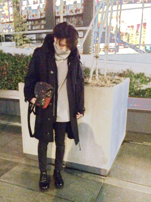 dries van noten ウールモッズコート DRIES VAN NOTENのモッズコートを使ったメンズ人気ファッション