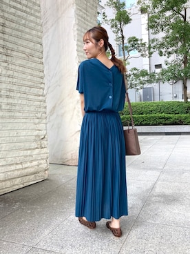 「OZOC（オゾック）のアイテム（その他シューズ）」を使った、OZOC_officialさん（レディース・160cm）の夏コーディネート