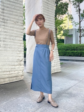 「OZOC（オゾック）のアイテム（その他シューズ）」を使った、OZOC_officialさん（レディース・160cm）の夏コーディネート