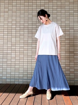 「OZOC（オゾック）のアイテム（その他シューズ）」を使った、OZOC_officialさん（レディース・158cm）の夏コーディネート