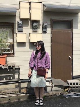 「FENNEC（フェネック）のアイテム」を使った、nanaさん（レディース・163cm）の夏コーディネート