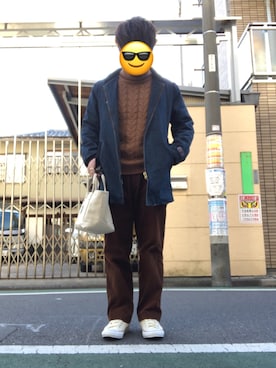「chacktaylor」｜「アイテム（ジャケット/アウター）」を使った、たろさん（メンズ・174cm）の冬コーディネート