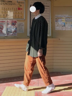 「アイラブCONVERSE」｜ようすさん（メンズ・176cm）の秋コーディネート