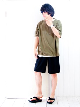 えてるさん（メンズ・159cm）の夏コーディネート