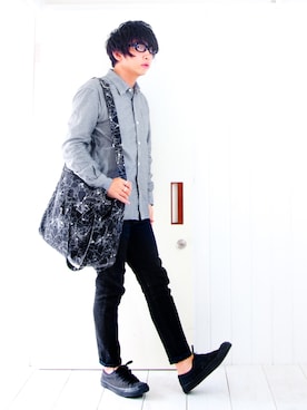 「CONVERSE（コンバース）のCONVERSE コンバース ジャック パーセル / JACK PURCEL（スニーカー）」を使った、えてるさん（メンズ・159cm）の夏コーディネート