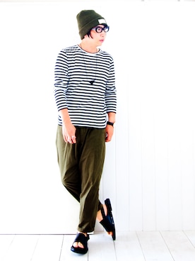 えてるさん（メンズ・159cm）の夏コーディネート