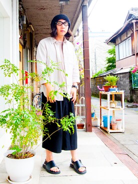 「Junghans（ユンハンス）のアイテム」を使った、えてるさん（メンズ・159cm）の秋コーディネート