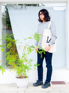 「CONVERSE（コンバース）のCONVERSE コンバース ジャック パーセル / JACK PURCEL（スニーカー）」を使った、えてるさん（メンズ・159cm）の秋コーディネート