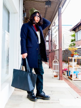 えてるさん（メンズ・159cm）の冬コーディネート