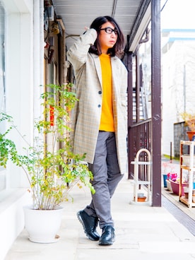 えてるさん（メンズ・159cm）の冬コーディネート