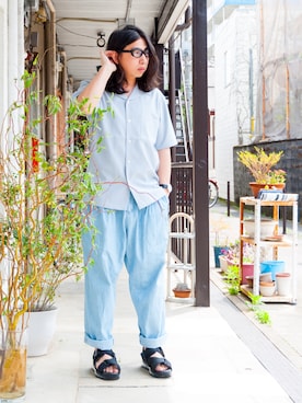 「Junghans（ユンハンス）のアイテム」を使った、えてるさん（メンズ・159cm）の春コーディネート