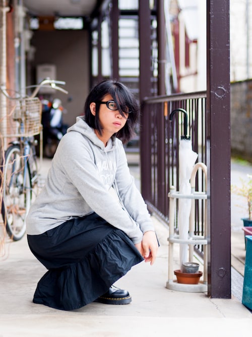 えてる パーカーを使ったコーディネート Wear