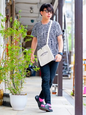 えてるさん（メンズ・159cm）の春コーディネート