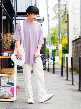 薄紫 のメンズ人気ファッションコーディネート Wear