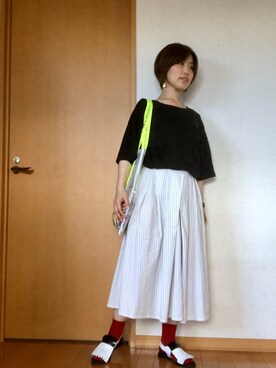「FLAPPER（フラッパー）のアイテム」を使った、ryoさん（レディース・153cm）の夏コーディネート