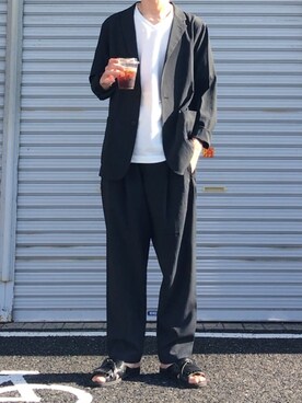 「BENCH（BENSAN）（ベンチ）のアイテム」を使った、kazuさん（メンズ・170cm）の夏コーディネート