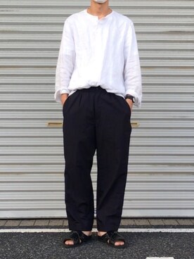 「BENCH（BENSAN）（ベンチ）のアイテム」を使った、kazuさん（メンズ・170cm）の夏コーディネート