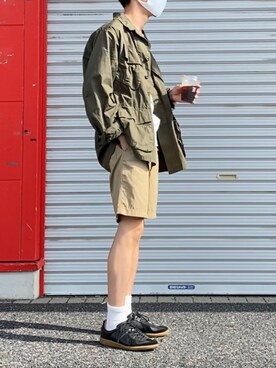 「GERMAN TRAINER（ジャーマントレーナー）の［ジャーマントレーナー］SC GERMAN TRAINER スニーカー（スニーカー）」を使った、kazuさん（メンズ・170cm）の秋コーディネート