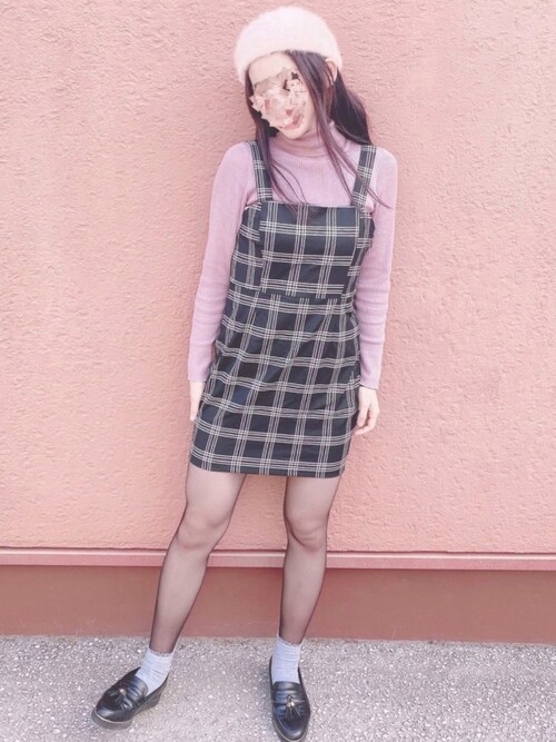 かなぽぽ H Mのワンピースを使ったコーディネート Wear