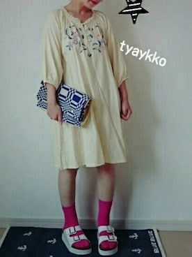 「クラッチ」｜chantomoさん（レディース・150cm）の夏コーディネート