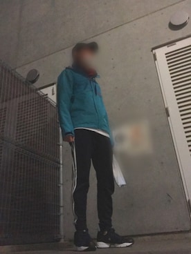 「寒い」｜「アイテム（ジャージ）」を使った、Itsukiさん（メンズ・179cm）の冬コーディネート