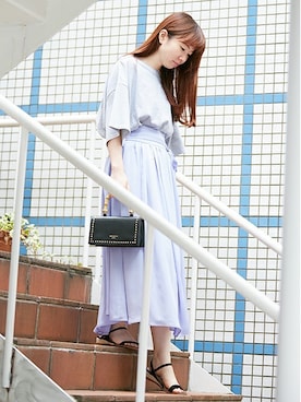 nano・universe lady's　STAFFさん（レディース・157cm）の夏コーディネート