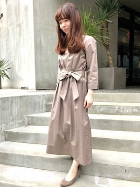 Nano Universe ナノユニバース のワンピース ドレスを使った人気ファッションコーディネート Wear